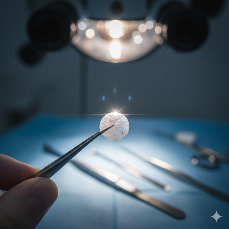 Схема лазерной коррекции зрения с использованием фемтосекундного лазера